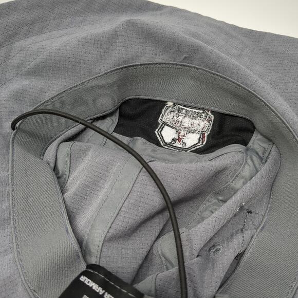 Anoka Lacrosse Bucket Hat Gray OS Adjustable Drawstring Embroidered Under Armour - Picture 9 of 10